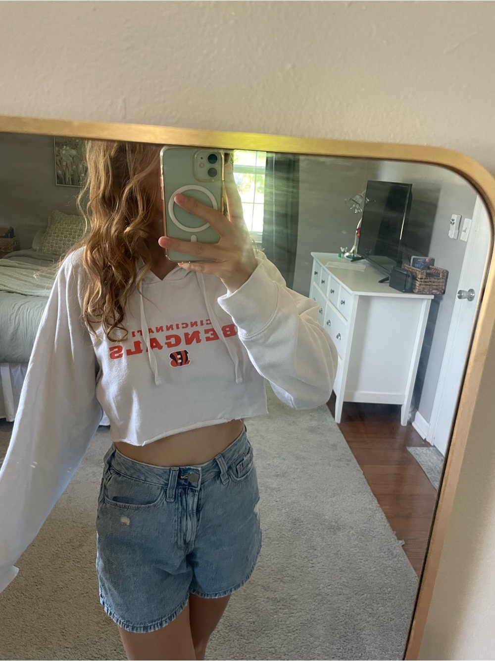 Cropped Cincinnati Bengals Hoodie